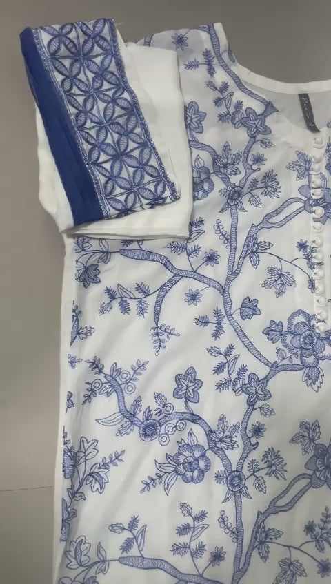 White Embroidery - Single Shirt