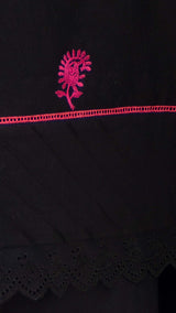 2PC - Pret - Black Embroidered